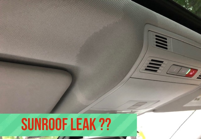 Is your VW or Audi sunroof leaking ?